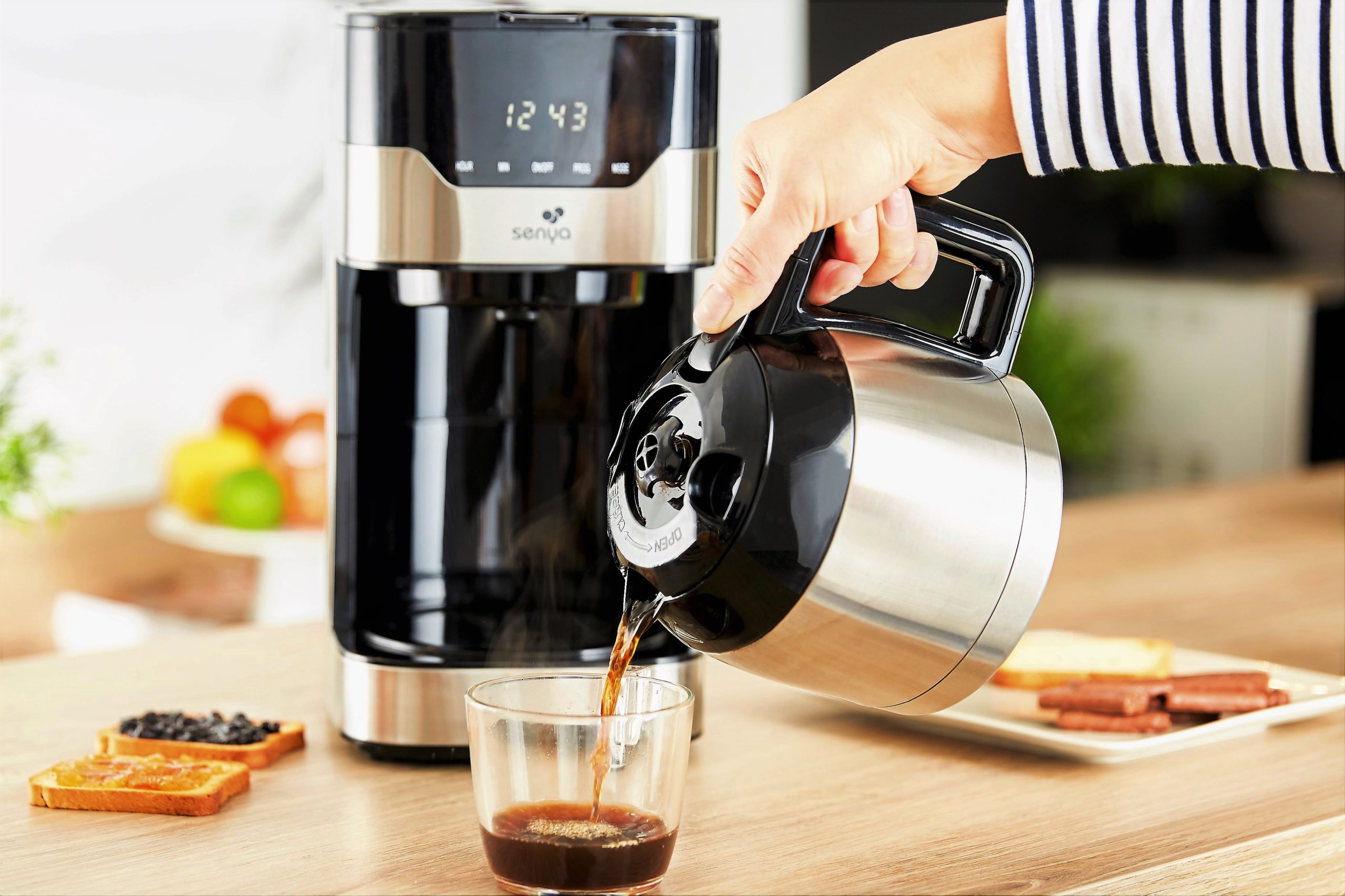 Senya Verseuse inox, Cafetières Smart Coffee & Hot Coffee