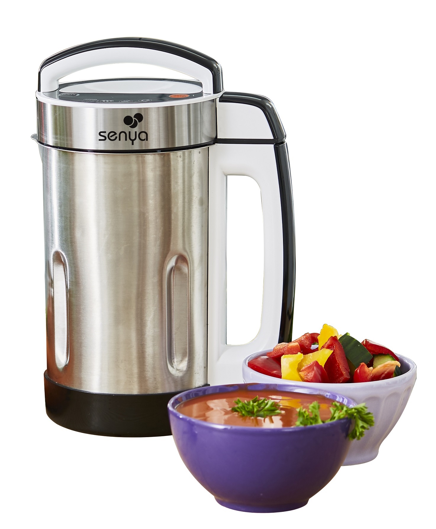 Blender à soupe chauffant inox Cook & Heat 1150W Senya