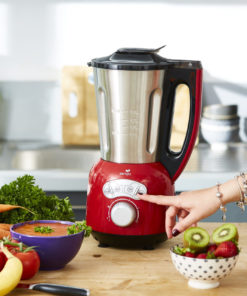 Blender chauffant Cook & Ice V3 inox rouge 1,5L 1400W