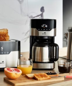 set petit dejeuner grille pain, cafetiere et bouilloire