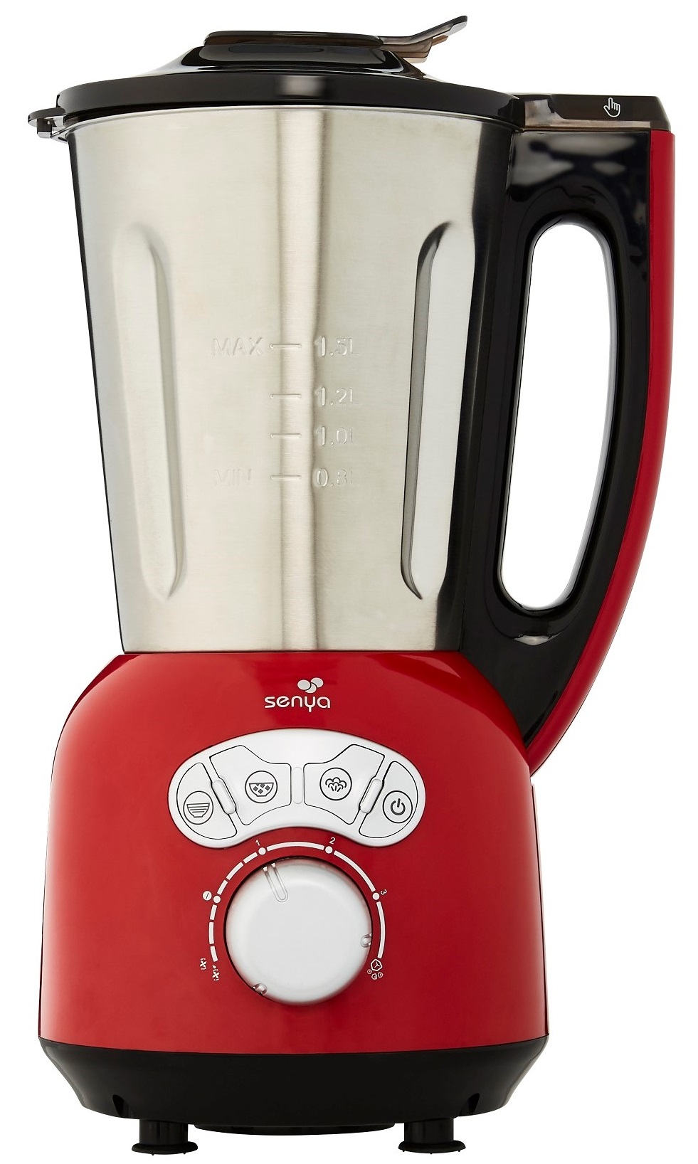 Blender chauffant Cook & Ice V3 inox rouge 1,5L 1400W