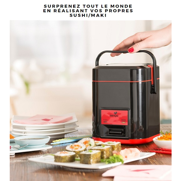 SENYA Cuiseur à riz 1L Kit sushi Arrêt automatique Maintien au chaud 300W Cdiscount