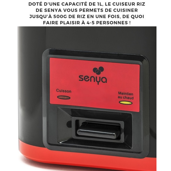SENYA Cuiseur à riz 1L Kit sushi Arrêt automatique Maintien au chaud 300W Cdiscount