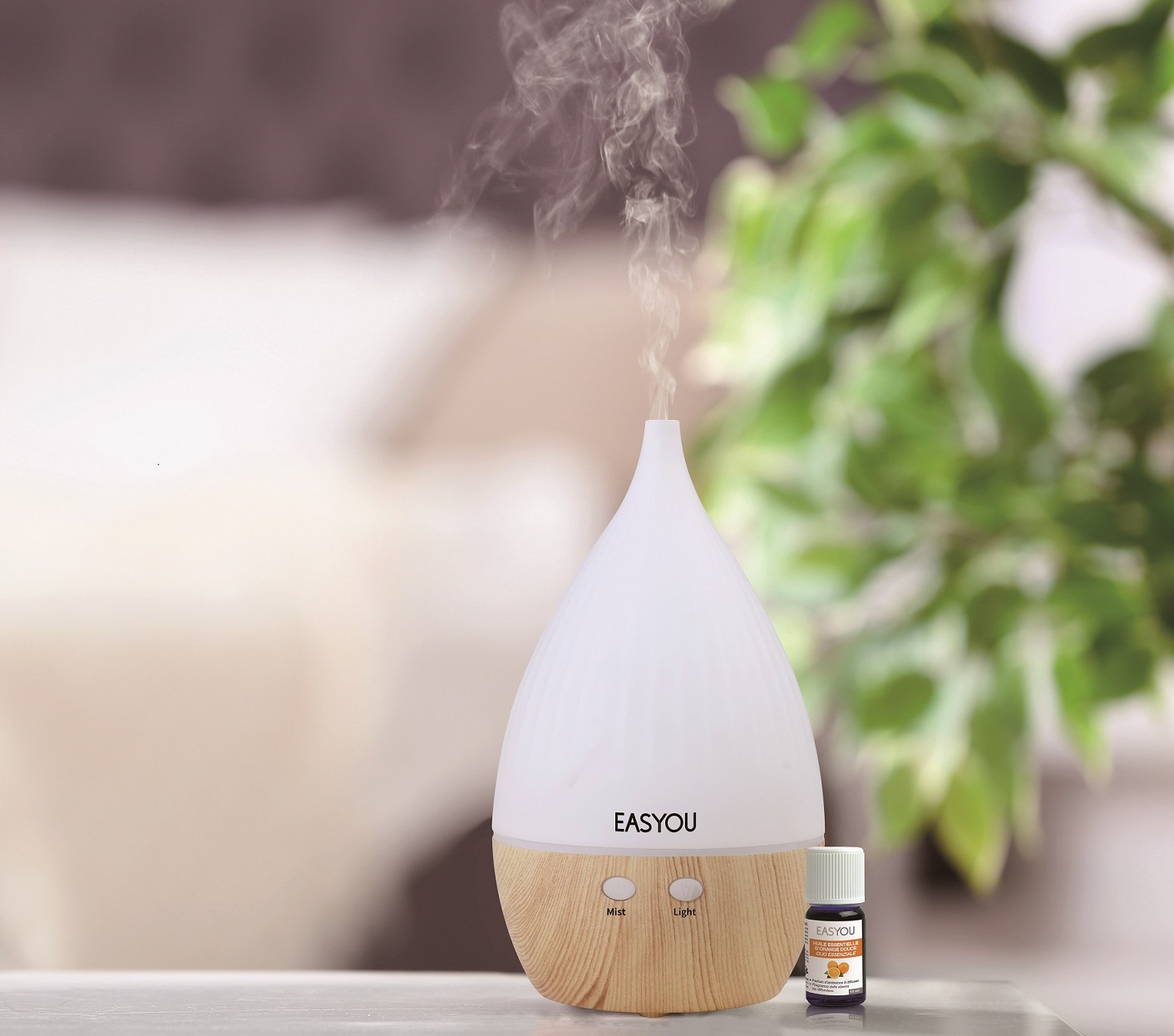 Diffuseur huiles essentielles et son huile essentielle Easyou