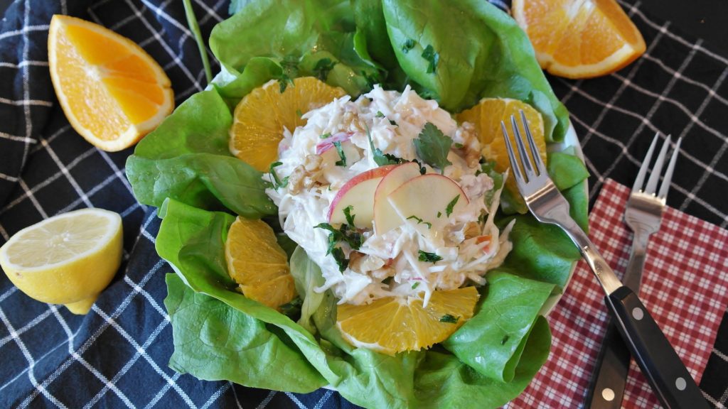 Salade Waldfort, cette salade fut la signature du grand et prestigieux Hôtel Waldorft en 1893