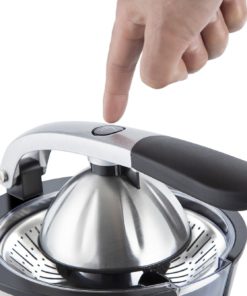 zoom sur le dome amovible du presse agrumes vitamin ready sur fond blanc