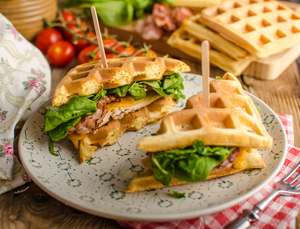 gaufre façon sandwich