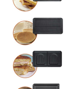 senya Gaufrier multifonction 4en1 - Panini, Croque monsieur, Gaufre,  Gaufrette – 2 empreintes - 750W - Waffle Party Black – SYCK-WM012N :  : Cuisine et maison