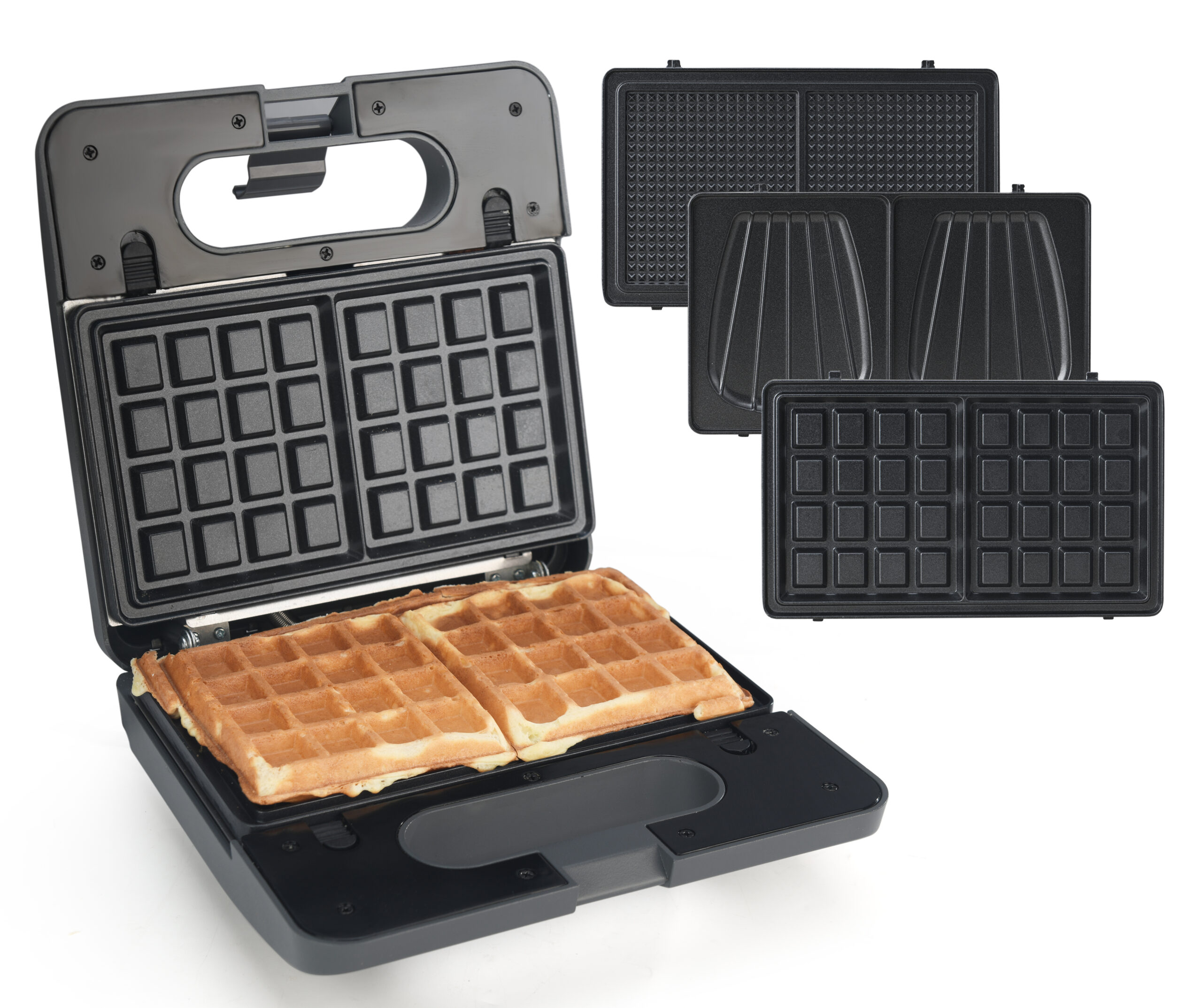 Gaufrier multifonction 4en1 - Waffle Party Black