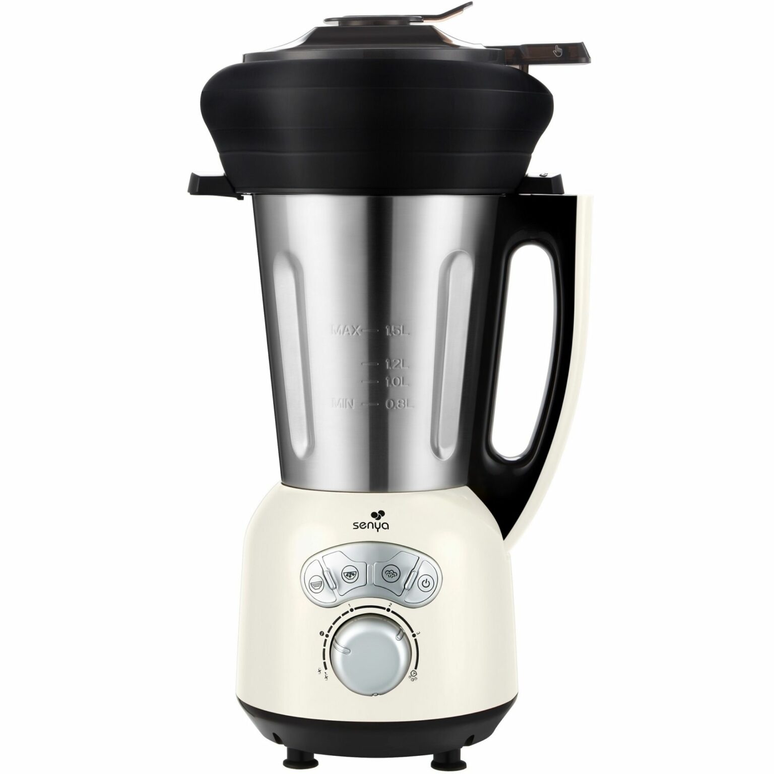 Blender chauffant crème avec panier vapeur