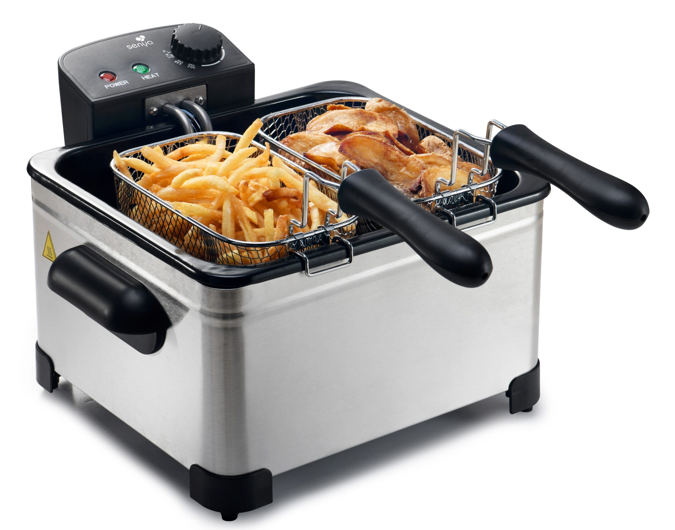 Friteuse avec cuve amovible (DF1233), acier inoxydable, 3 L 