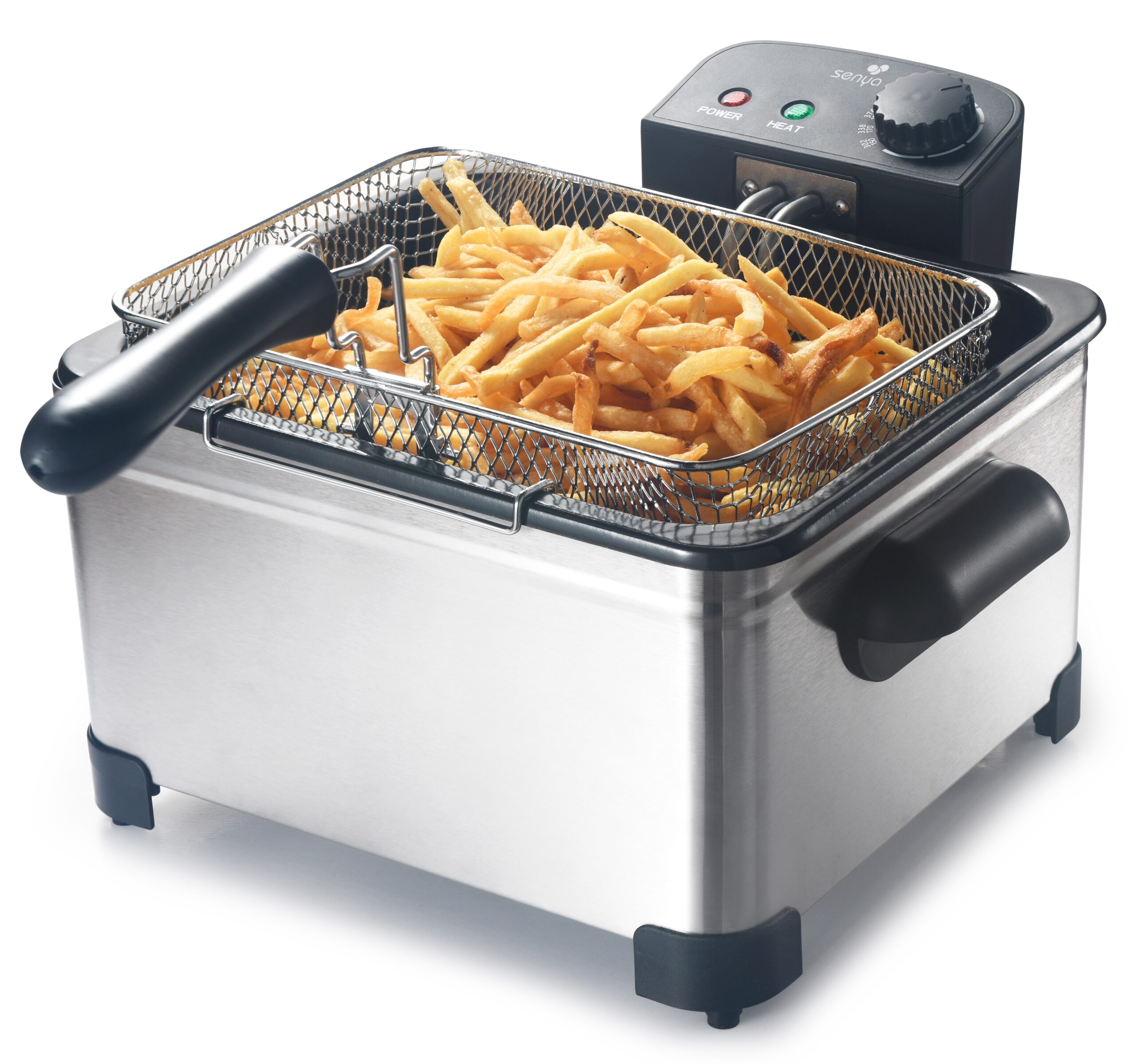 FRITEUSE type professionnel INOX, 2 x 3.5 litres