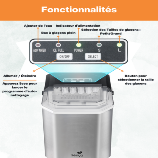 Machine à Glaçons Ice Cool Senya – Image 4
