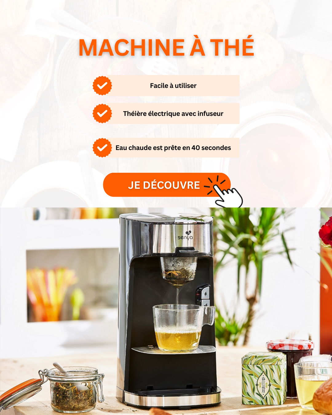 machine à thé senya