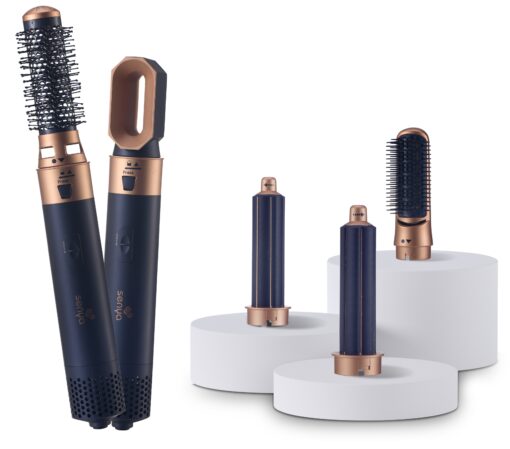 Brosse Soufflante 5 en 1 Air Styler & Sèche-cheveux : lissage, séchage, boucle, brushing 1000W Hair Designer SYWB-HS012N – Image 2