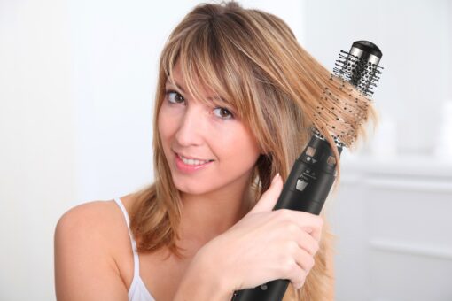 Brosse Soufflante 5 en 1 Air Styler & Sèche-cheveux : lissage, séchage, boucle, brushing 1000W Hair Designer SYWB-HS012N – Image 11