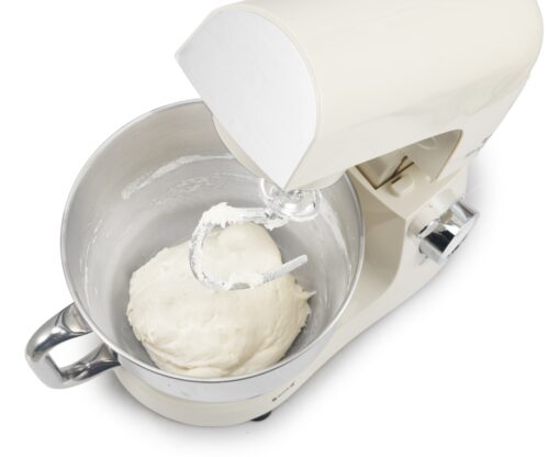 Robot Pâtissier 1500W – Bol Inox 5L avec Poignée – 10 Vitesses + Pulse – Accessoires & Couvercle Anti-Éclaboussures – Image 6