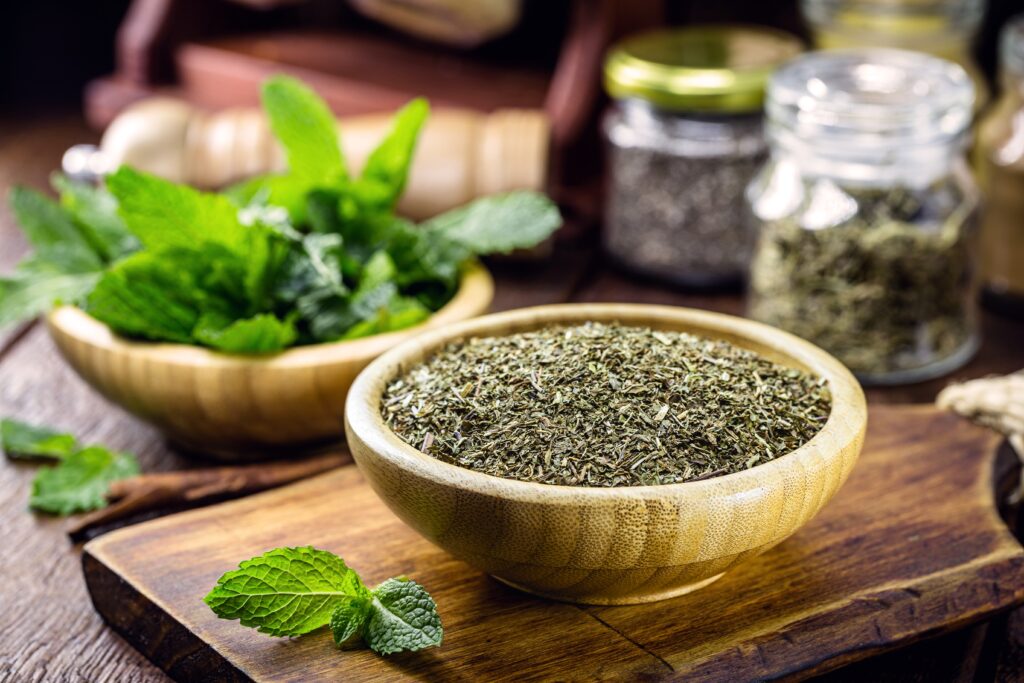 Infusion à la menthe poivrée