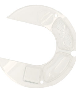 Couvercle antiéclaboussures en acier inoxydable pour robot pâtissier SENYA SYCP-M056C