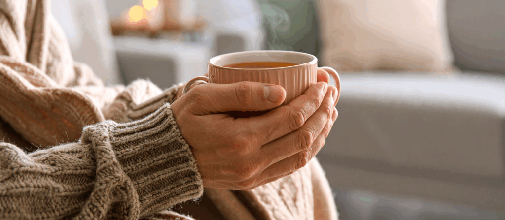 Tasse de thé parfaitement préparé